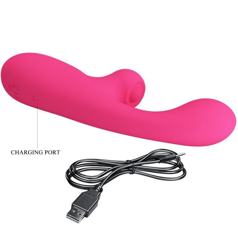 PRETTY LOVE - SKYLAR STIMULATOR VIBRATOR ROSA