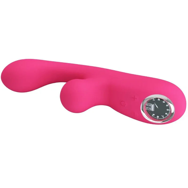 Pretty Love Skylar – Vibrator mit Klitoris-Stimulator & 30 Funktionen, Rosa - Vanelion Paradise