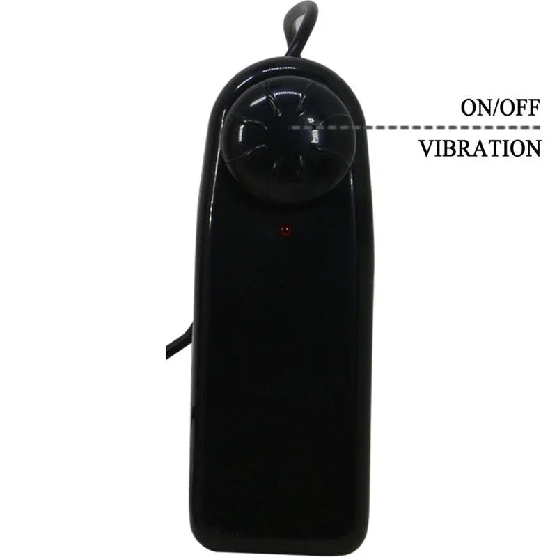 PRETTY LOVE - STARKS HARNESS SLIP MULTI-SPEED VIBRATION DILDO 17,5 CM HELLBRAUN - Vanelion Paradise