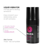 BRUMA - FLÜSSIGER VIBRATOR ULTRA SLIDING BUBBLEGUM 15 ML - Vanelion Paradise