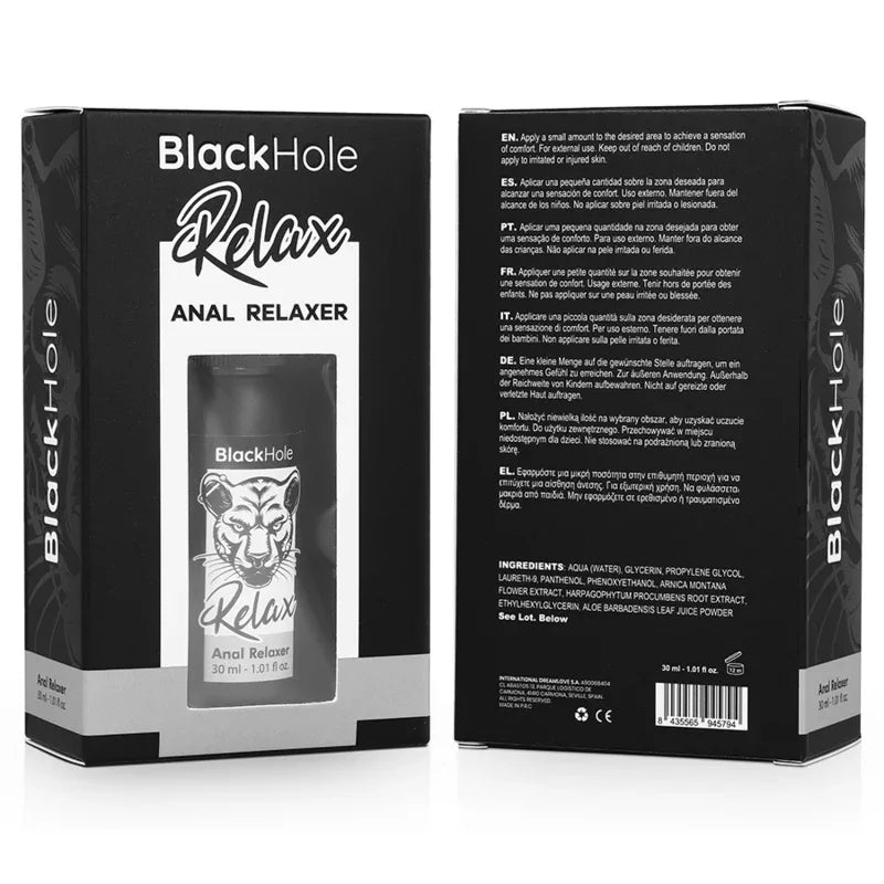 BLACK HOLE - ANAL RELAXER SPRAY EXPLORER 30 ML - Vanelion Paradise