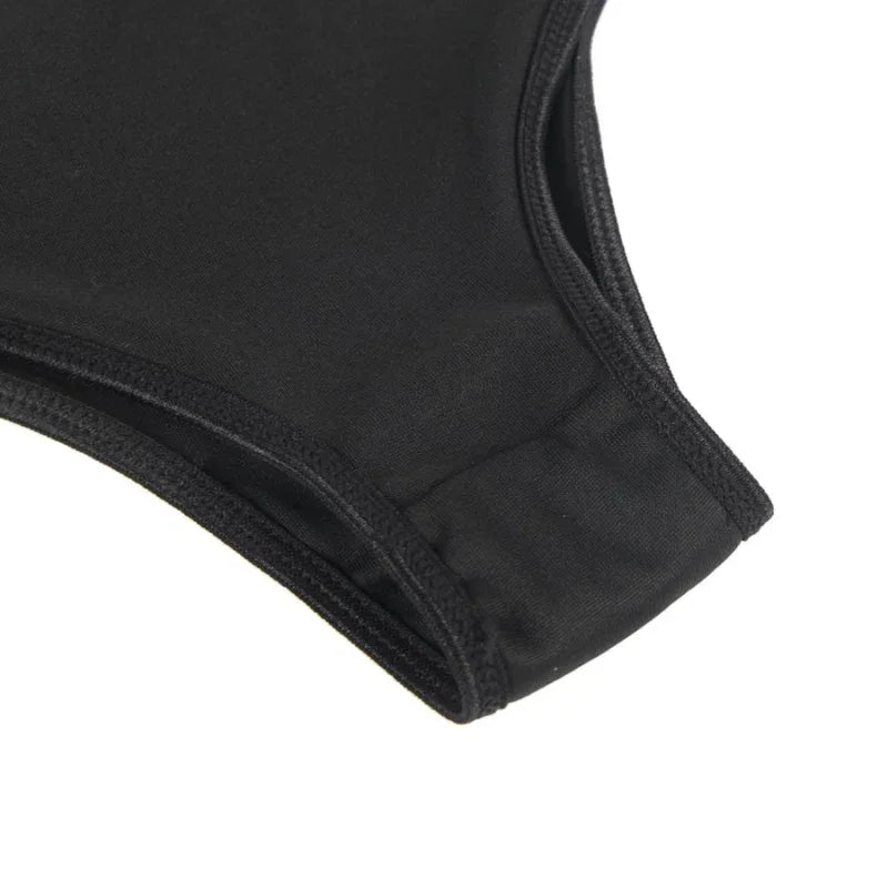 SUBBLIME - ZWEITEILIGES SET AUS TRANSPARENZ-BH UND S/M-STREIFEN - Vanelion Paradise