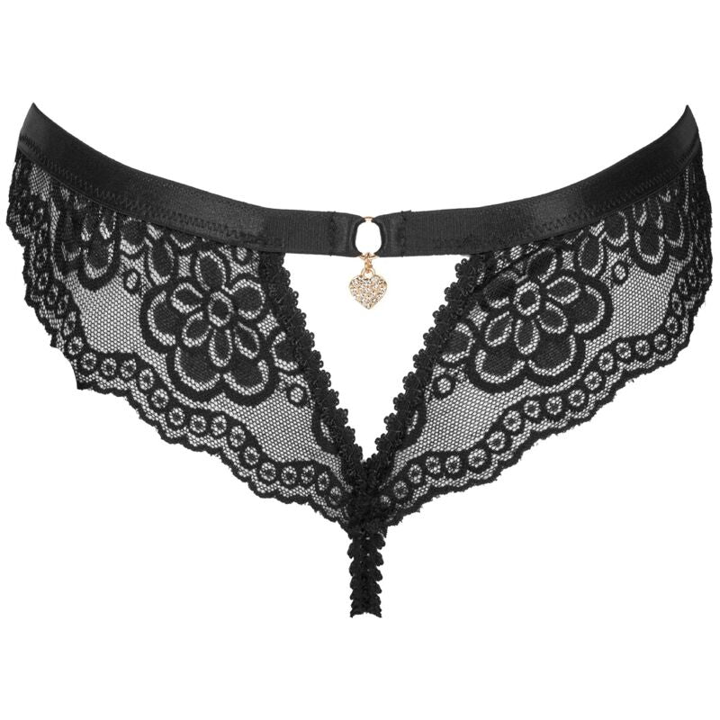 LIVCO CORSETTI FASHION - OKSURIN PANTY SCHWARZ MIT SCHRITTFREIEN RMELN