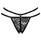 LIVCO CORSETTI FASHION - NOMADE TANGA MIT SCHRITTFREIEN SCHWARZ - Vanelion Paradise