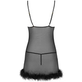 LIVCO CORSETTI FASHION - ZERUNAM SET BABYDOLL + SCHWARZER TANGA - Vanelion Paradise