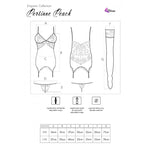 LIVCO CORSETTI FASHION - PERSINNE PEACH SET KORSET + HÖSCHEN + STRÜMPFE - Vanelion Paradise