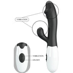 Pretty Love Snappy - Schwarzer G-Punkt & Klitoris Vibrator, 30 Funktionen - Vanelion Paradise