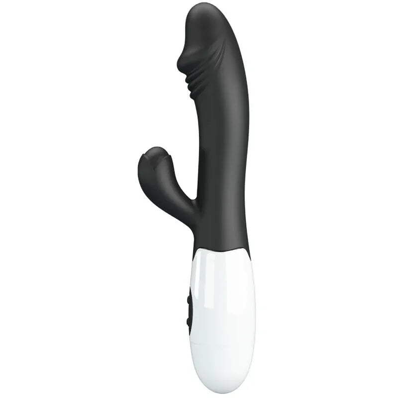 Pretty Love Snappy - Schwarzer G-Punkt & Klitoris Vibrator, 30 Funktionen - Vanelion Paradise