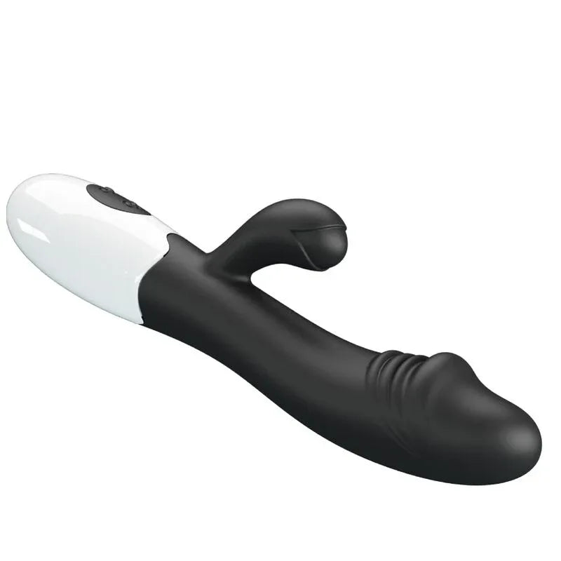 Pretty Love Snappy - Schwarzer G-Punkt & Klitoris Vibrator, 30 Funktionen - Vanelion Paradise