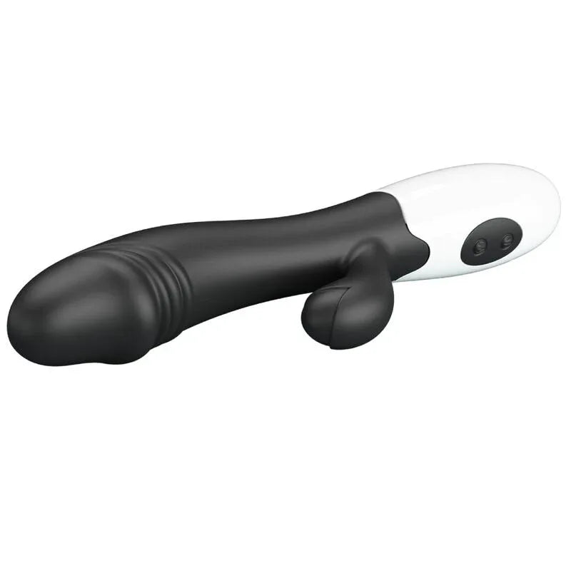 Pretty Love Snappy - Schwarzer G-Punkt & Klitoris Vibrator, 30 Funktionen - Vanelion Paradise
