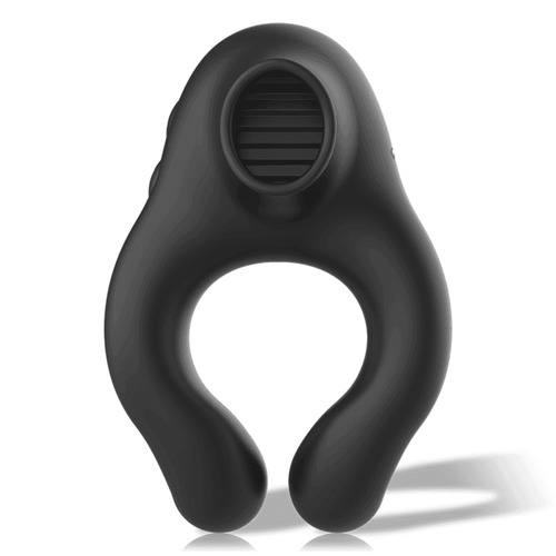 ARMONY - SILIKON-VIBRATORRING 3 MOTOREN WIEDERAUFLADBAR SCHWARZ - GOLD - Vanelion Paradise