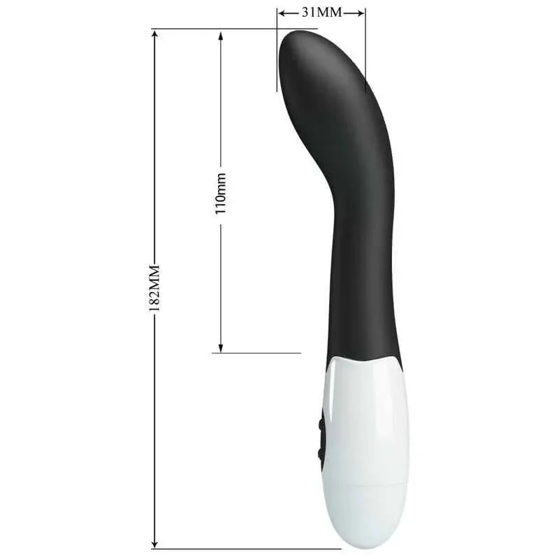 PRETTY LOVE - BISHOP G-SPOT VIBRATOR 30 MODI SCHWARZ - Vanelion Paradise