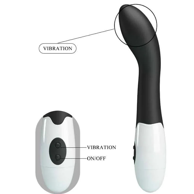 PRETTY LOVE - BISHOP G-SPOT VIBRATOR 30 MODI SCHWARZ - Vanelion Paradise
