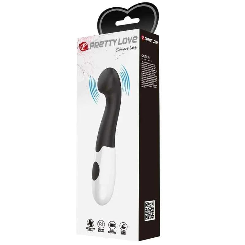 PRETTY LOVE - CHARLES G-SPOT VIBRATOR 30 MODI SCHWARZ - Vanelion Paradise