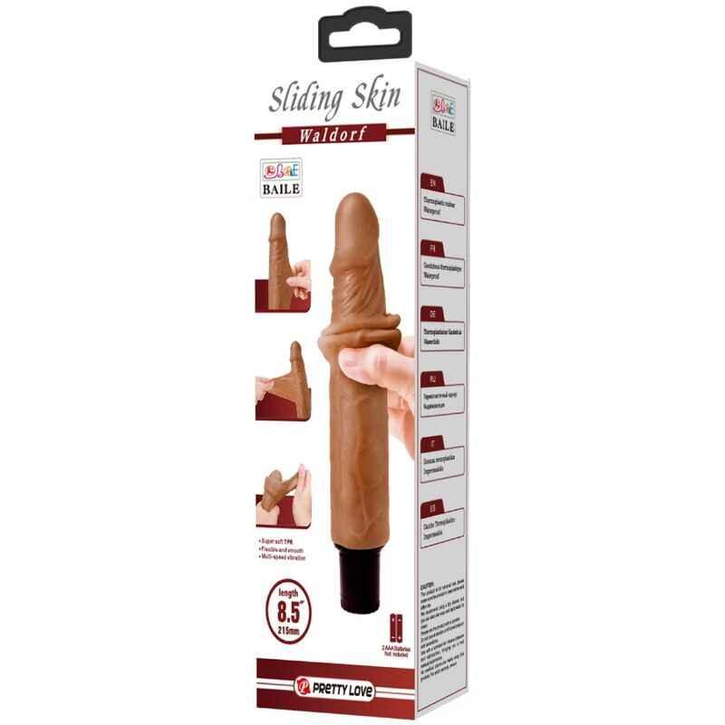 PRETTY LOVE - WALDORF REALISTISCHER VIBRATOR 18 CM -O- 4 CM - Vanelion Paradise