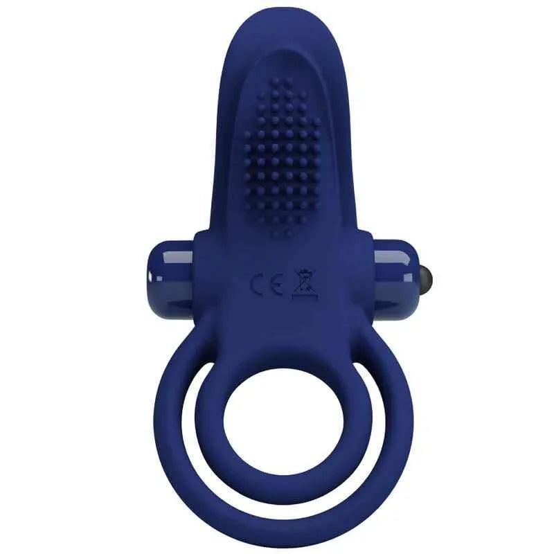 PRETTY LOVE - BRONSON DOPPELRING MIT VIBRATION BLAU - Vanelion Paradise