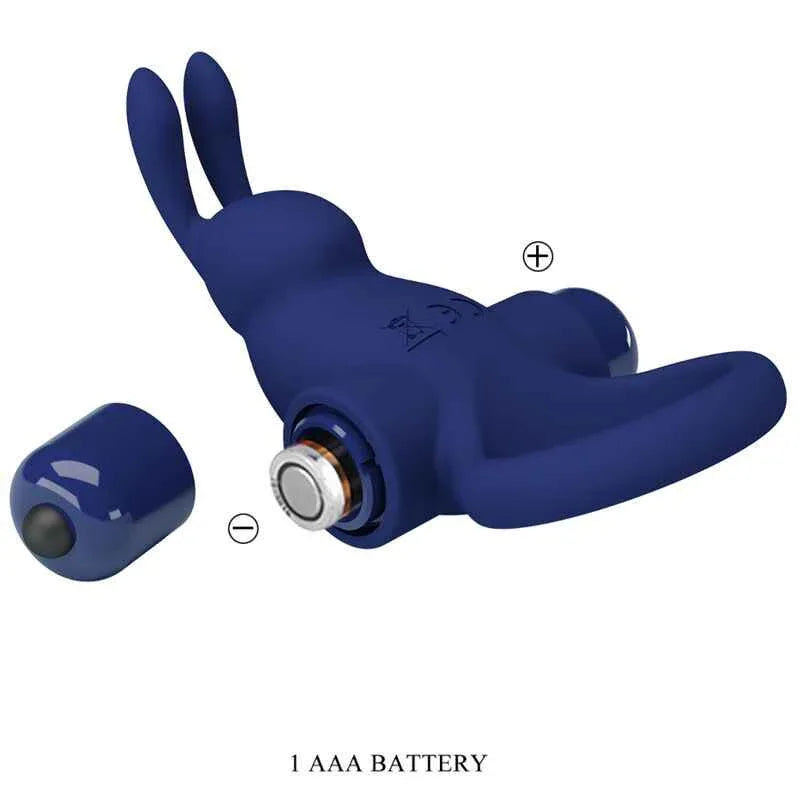 PRETTY LOVE - JIRO KANINCHENRING MIT VIBRATION BLAU - Vanelion Paradise