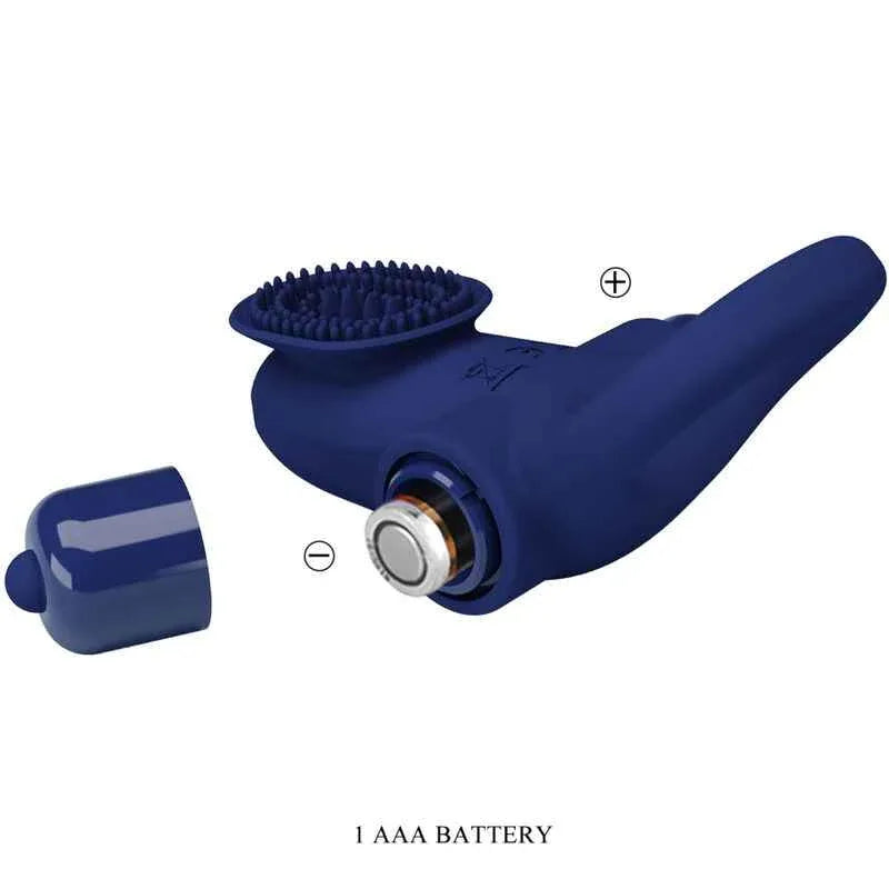 PRETTY LOVE - PALLE RING MIT VIBRATION BLAU - Vanelion Paradise