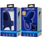 PRETTY LOVE - PALLE RING MIT VIBRATION BLAU - Vanelion Paradise