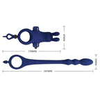PRETTY LOVE - AYAD RABBIT VIBRATORRING MIT STECKER BLAU - Vanelion Paradise