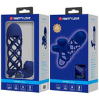 PRETTY LOVE - GIANN VIBRATORRING MIT SILIKONHÜLLE BLAU - Vanelion Paradise