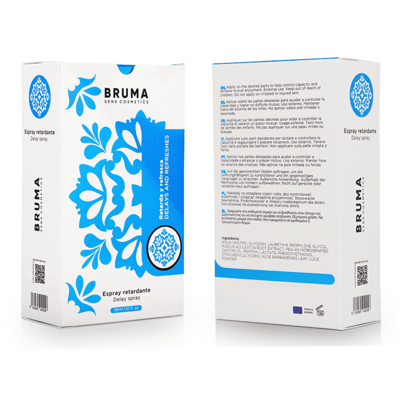 BRUMA Verzögerungs- & Erfrischungsspray 30 ml - Vanelion Paradise