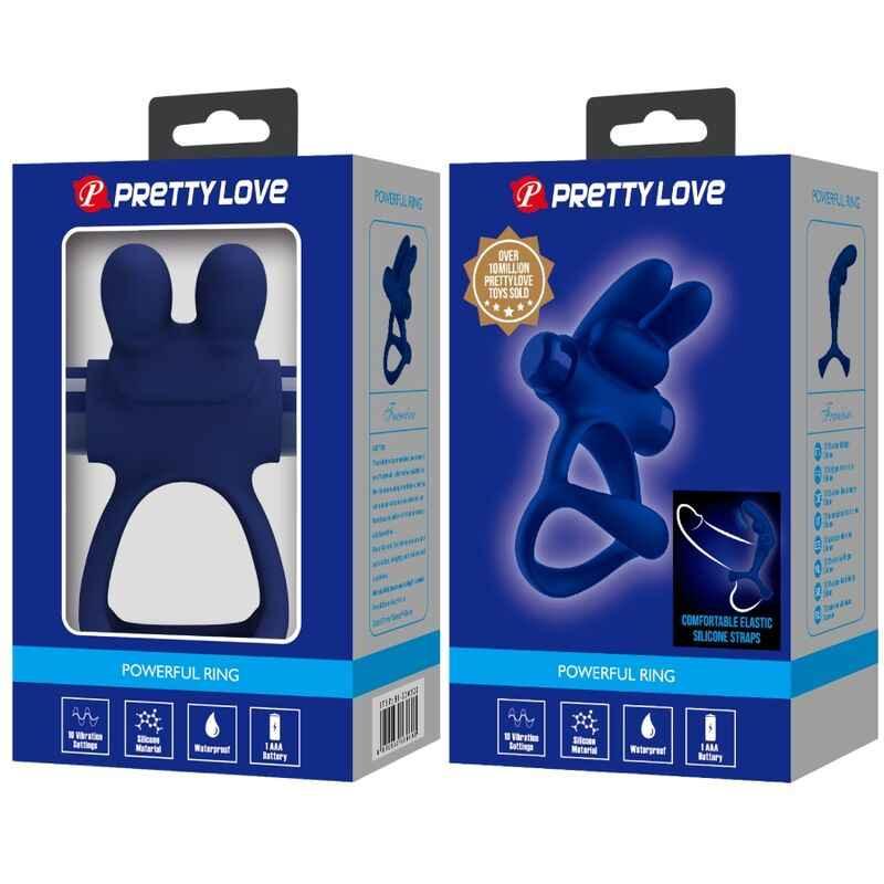 PRETTY LOVE - FRANCISCO DOPPELTER VIBRATIONSRING KANINCHEN BLAU - Vanelion Paradise