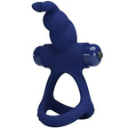 PRETTY LOVE - LUCHITO DOPPELVIBRIERENDER RING KANINCHEN BLAU - Vanelion Paradise