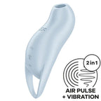 SATISFYER - POCKET PRO 1 KLITORIS-STIMULATOR HELLBLAU - Vanelion Paradise