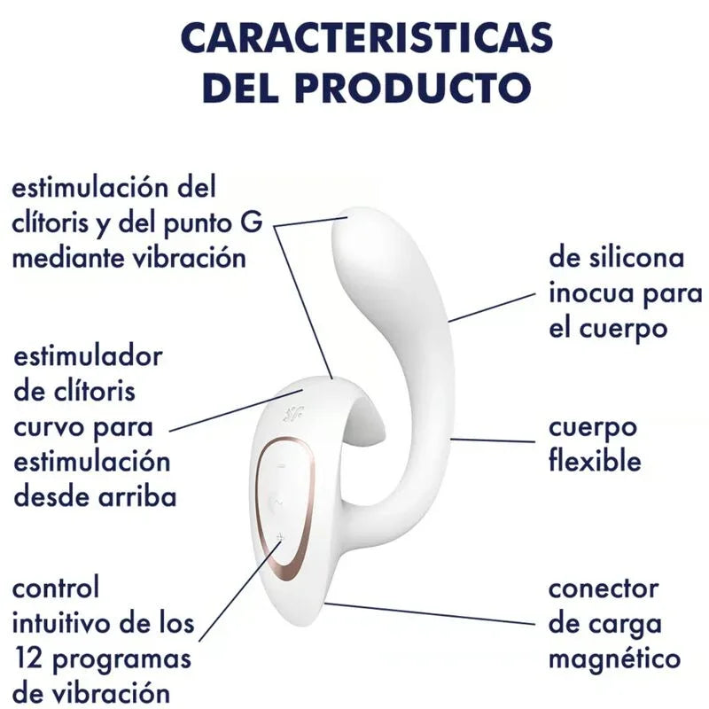 Satisfyer G for Goddess 1 – Rabbit Vibrator Weiß - Vanelion Paradise