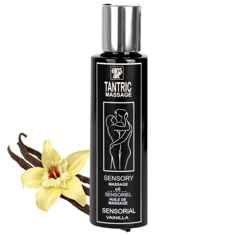 EROS-ART - NATÜRLICHES TANTRISCHES MASSAGEÖL UND APHRODISIAKUM VANILLE 100 ML - Vanelion Paradise