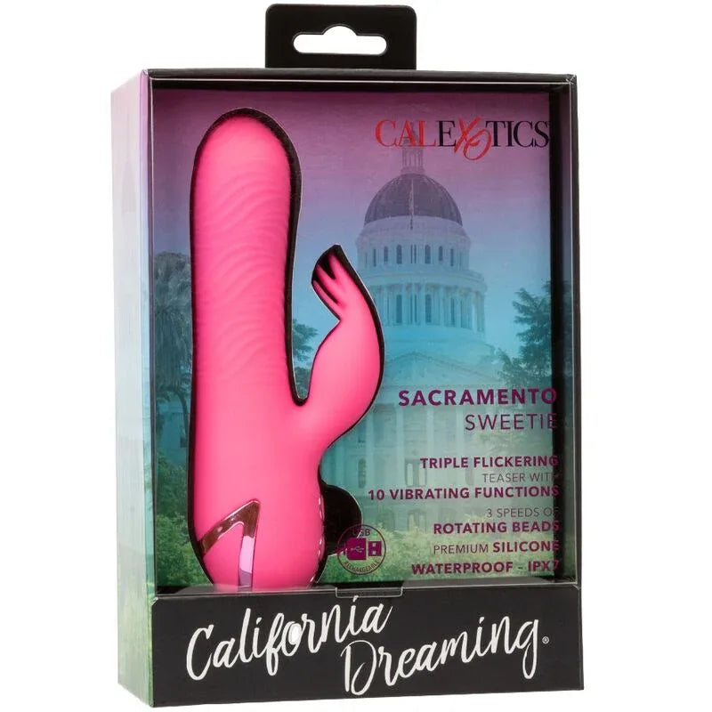 CALEXOTICS - SACRAMENTO SWEETIE VIBRATOR RABBIT PINK VON CALIFORNIA DREAMING - Vanelion Paradise