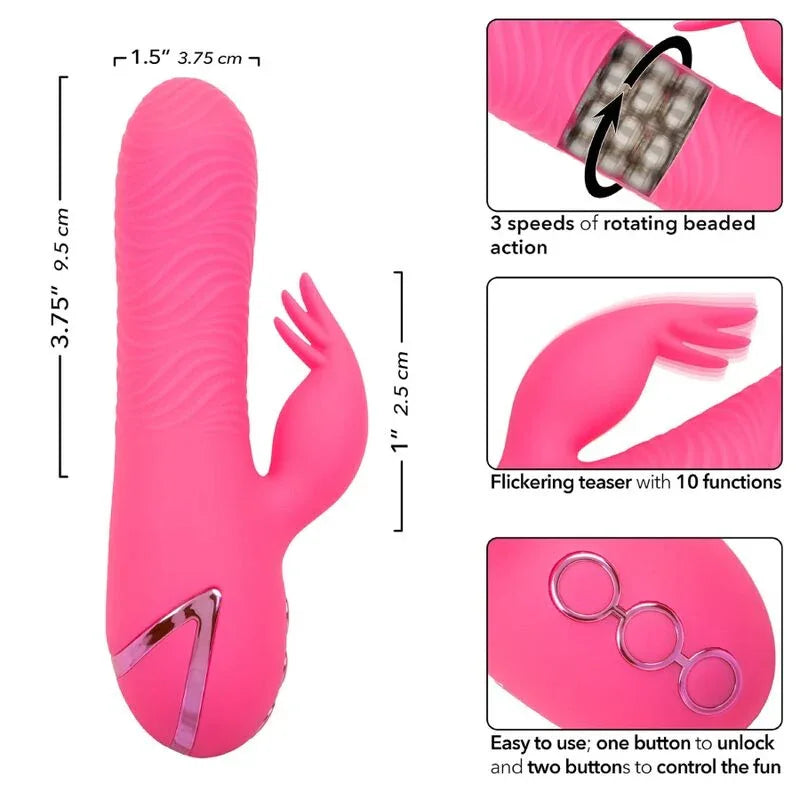 CALEXOTICS - SACRAMENTO SWEETIE VIBRATOR RABBIT PINK VON CALIFORNIA DREAMING - Vanelion Paradise