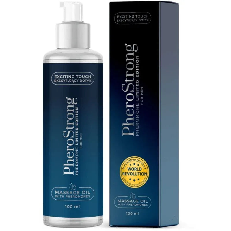 PHEROSTRONG - MASSAGEÖL LIMITED EDITION FÜR MÄNNER 100 ML - Vanelion Paradise