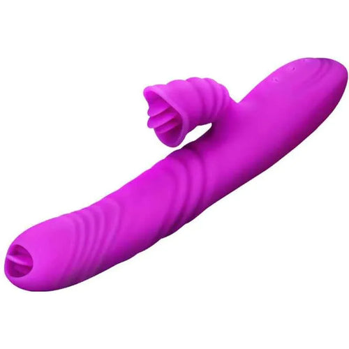 ARMONY - ANGELIA MULTIFUNKTIONSVIBRATOR DOPPELZUNGE VIOLETTER WRMEEFFEKT - Vanelion Paradise