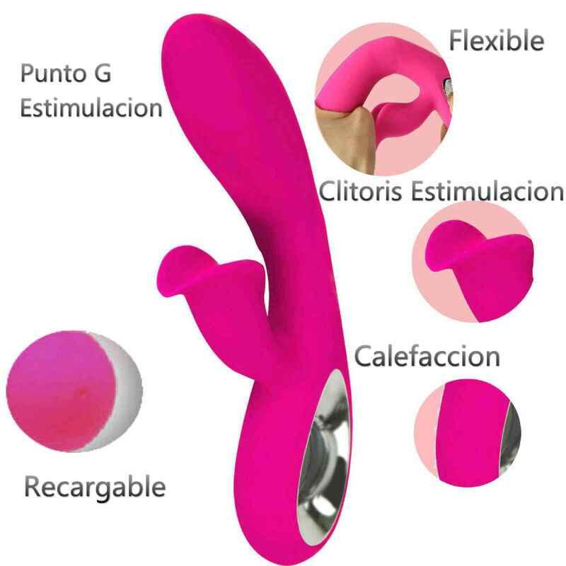 ARMONY - DARO VIBRATOR & PULL RING STIMULATOR FUCHSIA - Vanelion Paradise