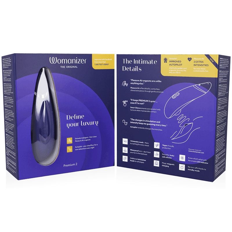 WOMANIZER - PREMIUM 2 KLITORALSTIMULATOR BLAUBEERE - Vanelion Paradise