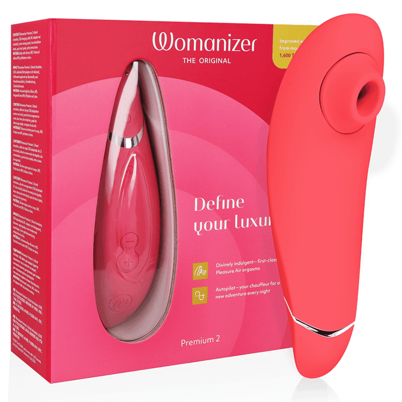 WOMANIZER - PREMIUM 2 KLITORALSTIMULATOR HIMBEERE - Vanelion Paradise