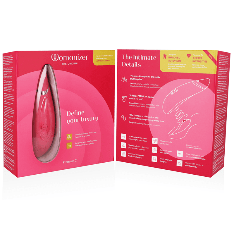 WOMANIZER - PREMIUM 2 KLITORALSTIMULATOR HIMBEERE - Vanelion Paradise