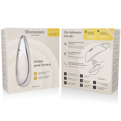 WOMANIZER - PREMIUM 2 KLITORALSTIMULATOR WARMGRAU