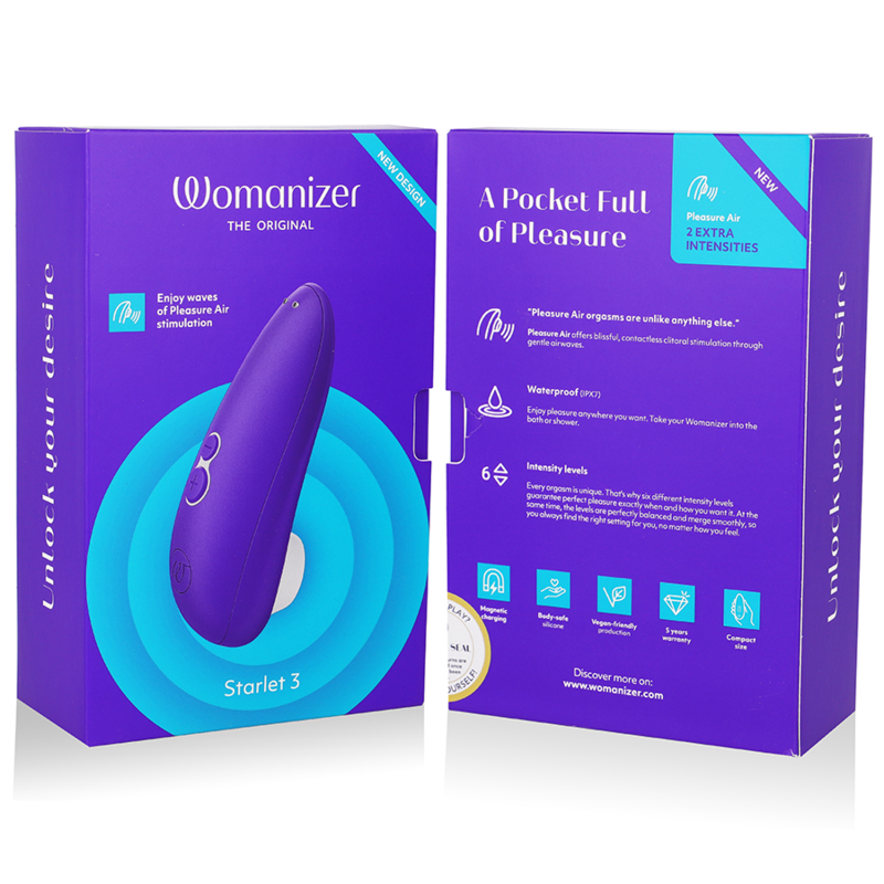 WOMANIZER - STARLET 3 KLITORASSTIMULATOR INDIGO