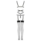LIVCO CORSETTI FASHION - THIARA LC 20213 SET BODY + STRÜMPFE SCHWARZ S/M - Vanelion Paradise