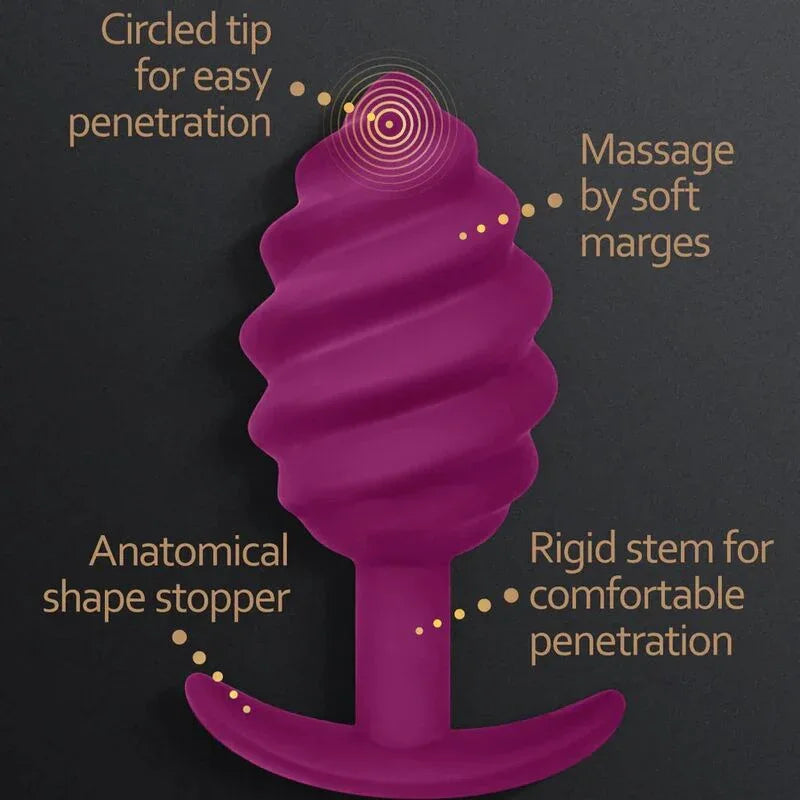 G-VIBE - GPLUG TWIST 2 LILA ANALSTECKER - Vanelion Paradise