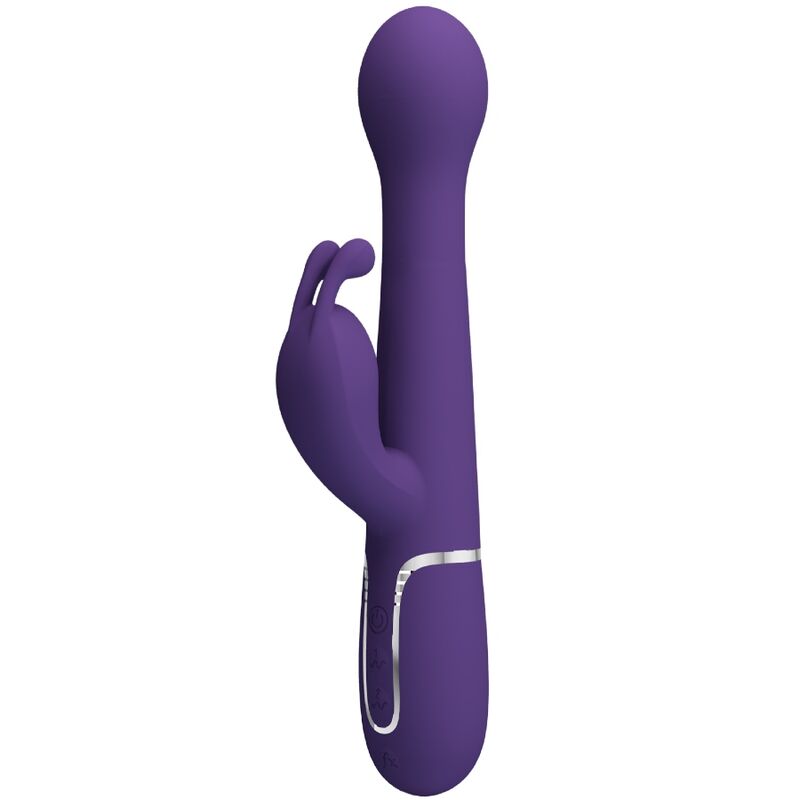 PRETTY LOVE - DEJON RABBIT VIBRATOR 3 IN 1 MULTIFUNKTIONS-LILA