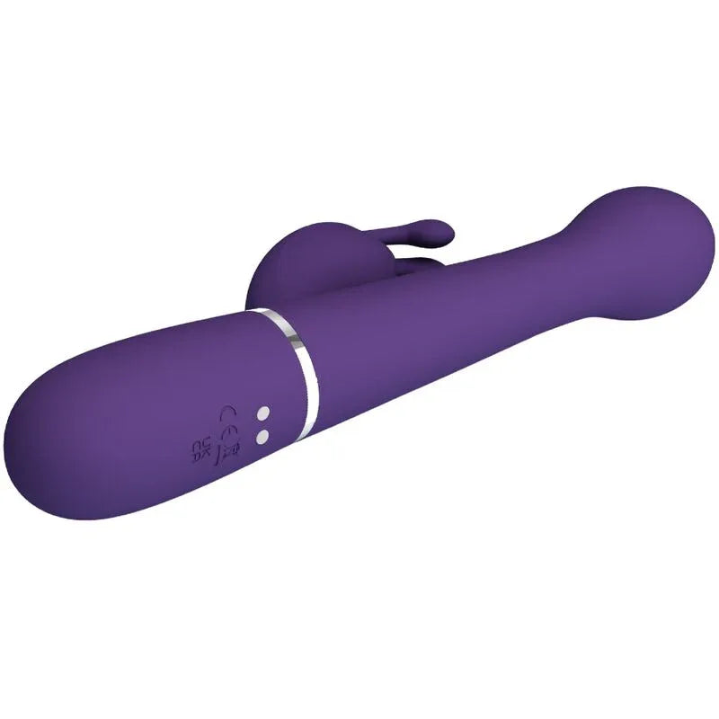 PRETTY LOVE - DEJON RABBIT VIBRATOR 3 IN 1 MULTIFUNKTIONS-LILA - Vanelion Paradise