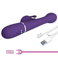 PRETTY LOVE - DEJON RABBIT VIBRATOR 3 IN 1 MULTIFUNKTIONS-LILA - Vanelion Paradise