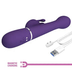 PRETTY LOVE - DEJON RABBIT VIBRATOR 3 IN 1 MULTIFUNKTIONS-LILA - Vanelion Paradise