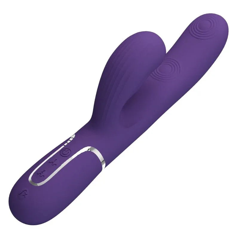 PRETTY LOVE - PERLITA G-SPOT VIBRATOR 3 IN 1 MULTIFUNKTIONS-LILA - Vanelion Paradise