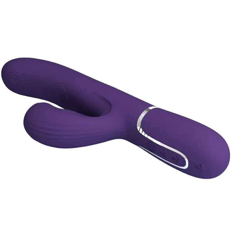 PRETTY LOVE - PERLITA G-SPOT VIBRATOR 3 IN 1 MULTIFUNKTIONS-LILA - Vanelion Paradise