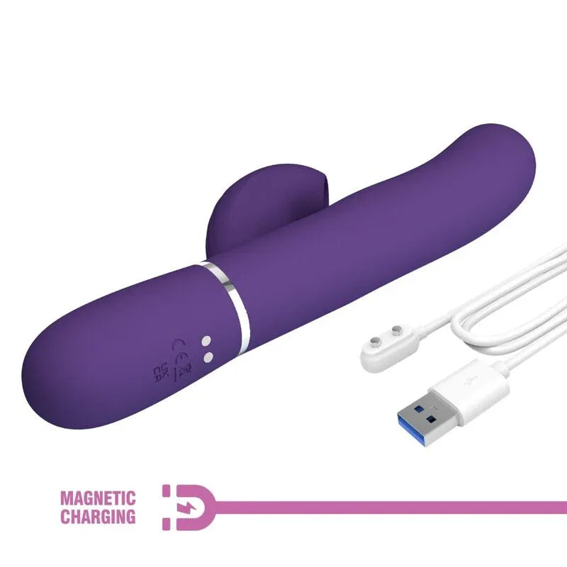 PRETTY LOVE - PERLITA G-SPOT VIBRATOR 3 IN 1 MULTIFUNKTIONS-LILA - Vanelion Paradise